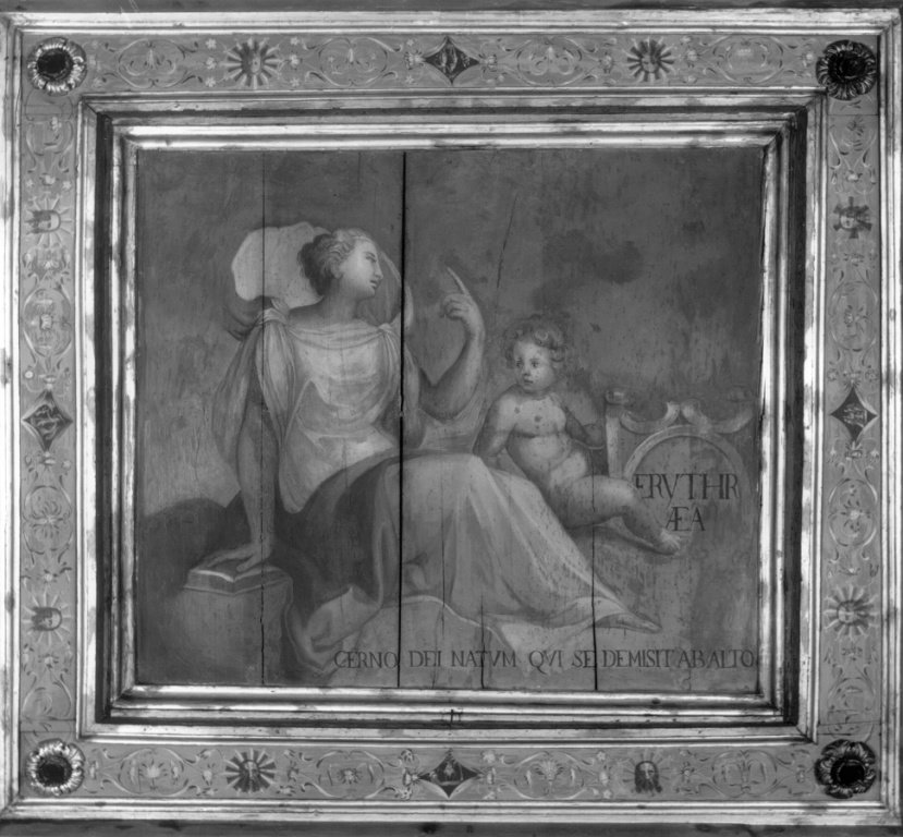 sibilla Eritrea (soffitto a cassettoni, complesso decorativo) - ambito romano (s